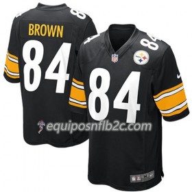 Camiseta Hombre NFL Pittsburgh Steelers Antonio Brown 84 Nike Negro